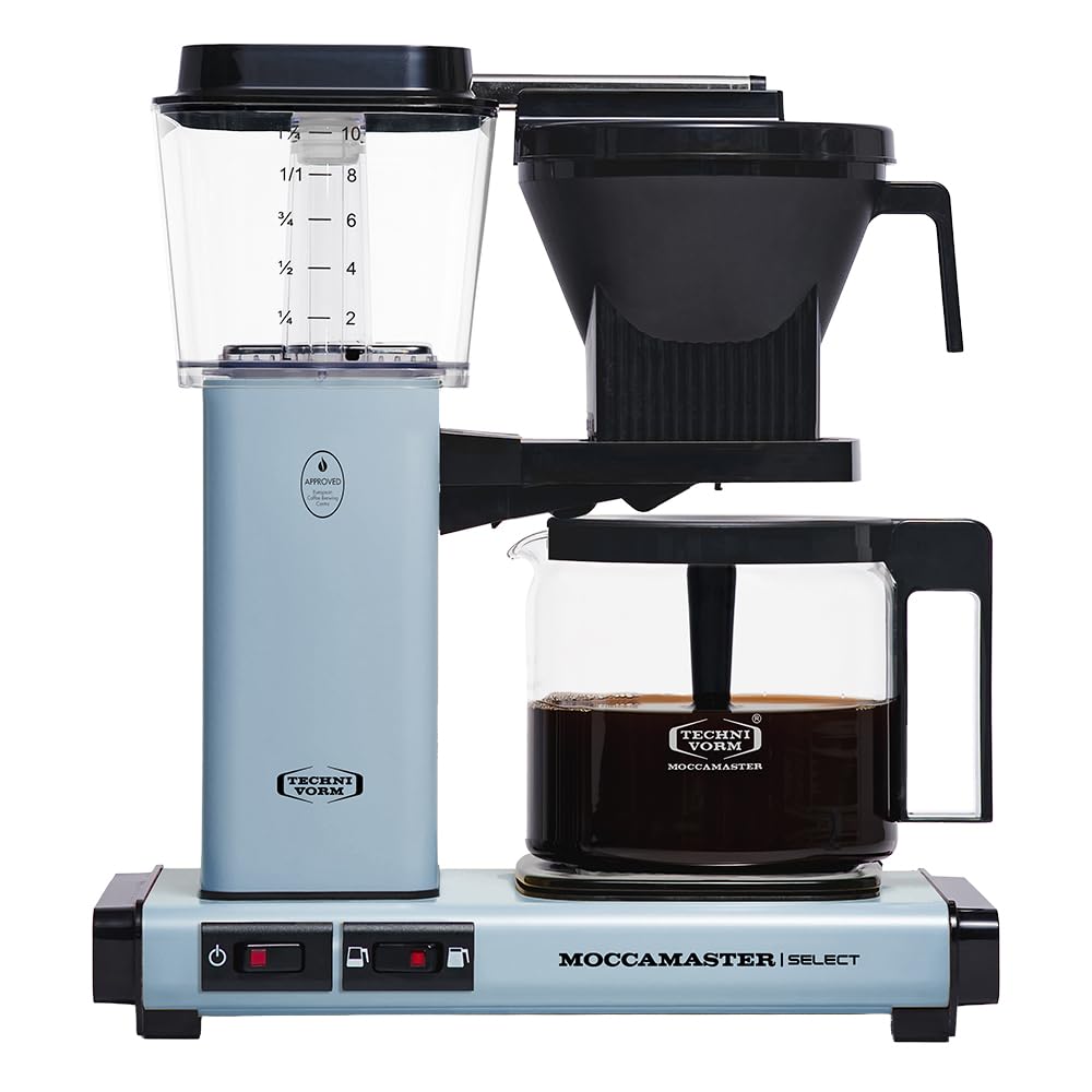 Moccamaster KBG Select, Filtermaschine Kaffee, Kaffeemaschine, Filterkaffee, Schwarz, 1.25L