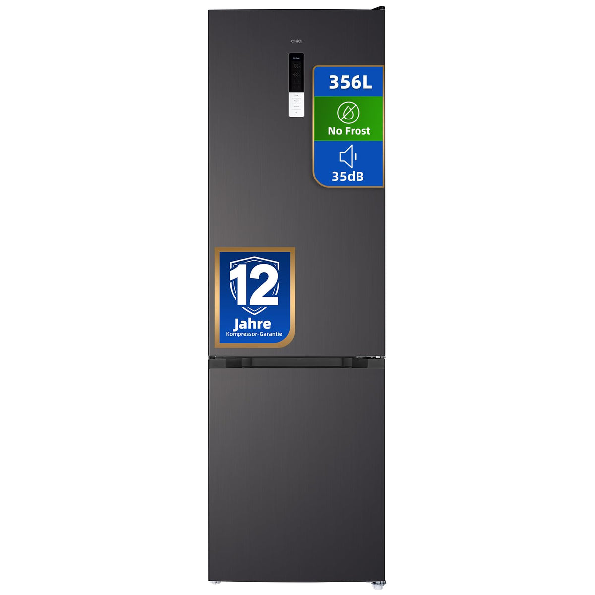CHiQ Kühl-Gefrierkombination 157L(109L/48L), EEK C, 4-Sterne Gefrieren