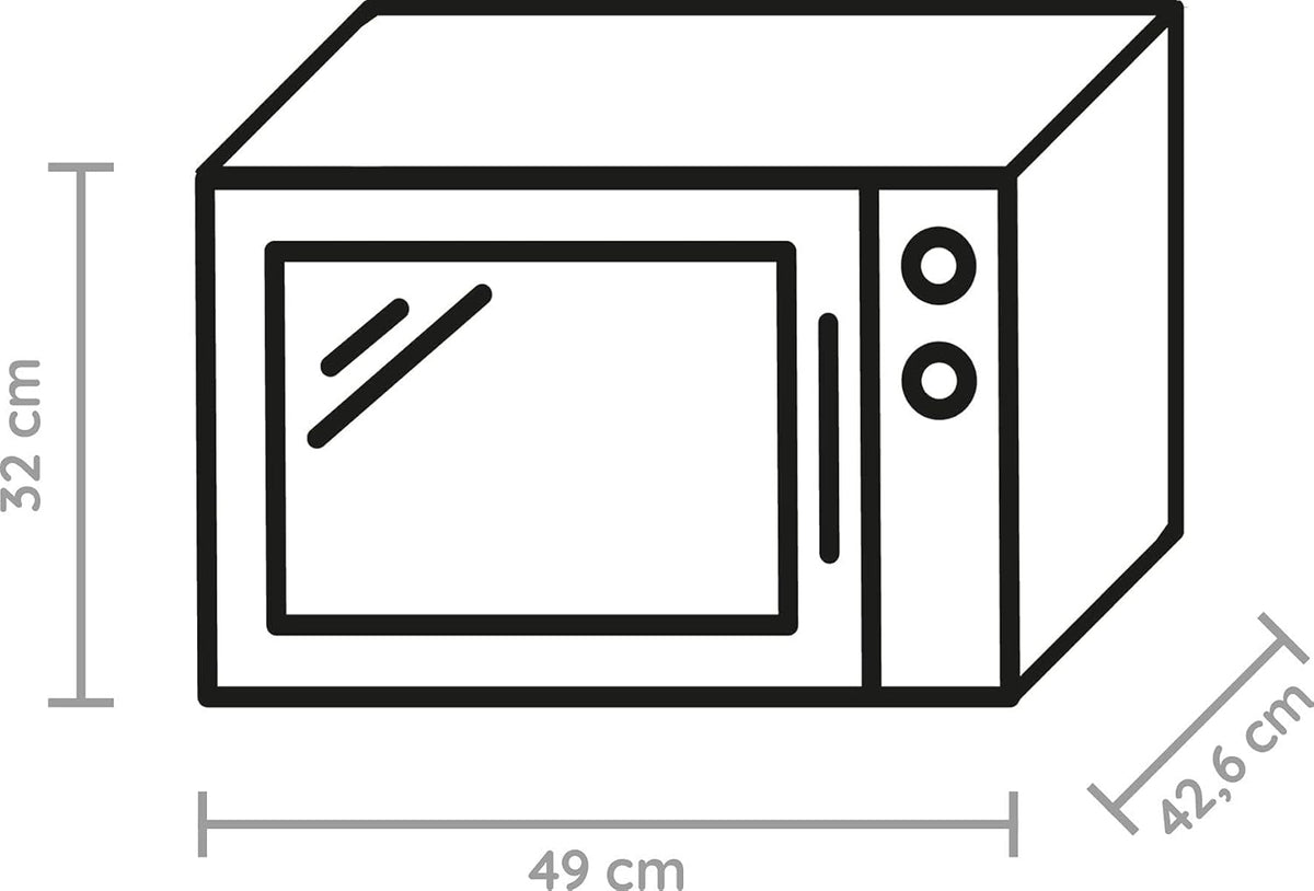 Bauknecht ExtraSpace Crisp MW 427 SL/Kombination Grill und Mikrowelle/Maximale Flexibilität-Ohne Drehteller/ 800 W/ 25 L Garraum/Grill 1000 W/Crisp-Funktion/Dampfgarfunktion/AutoClean, Silber