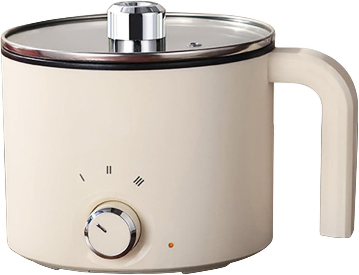 Electric Pot | 7.87 x 7.68 x 6.3 Inch Overheat Protection Cookware | Electric Cooking Pot For Dorm - For College Students Teens Egg Pasta Soup Steak Oatmeal Apartment Dorm