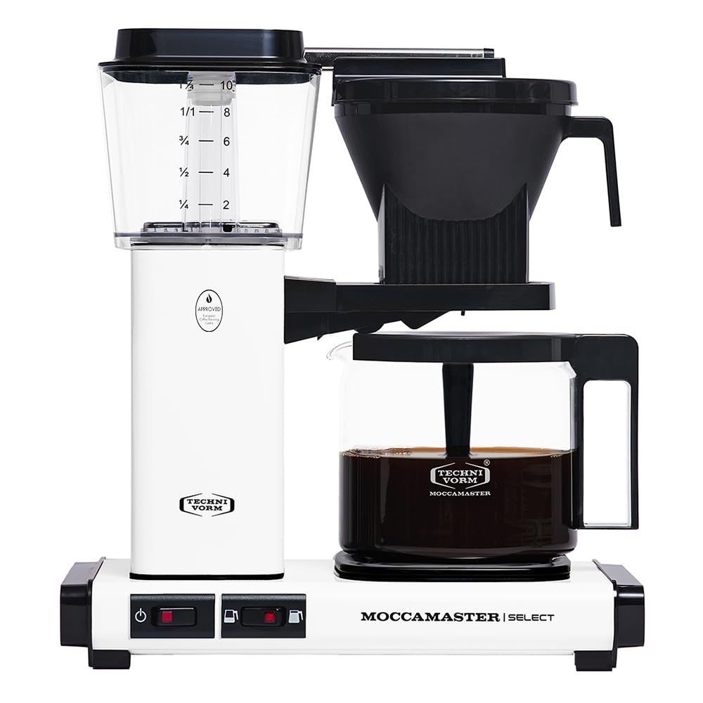 Moccamaster KBG Select, Filtermaschine Kaffee, Kaffeemaschine, Filterkaffee, Schwarz, 1.25L
