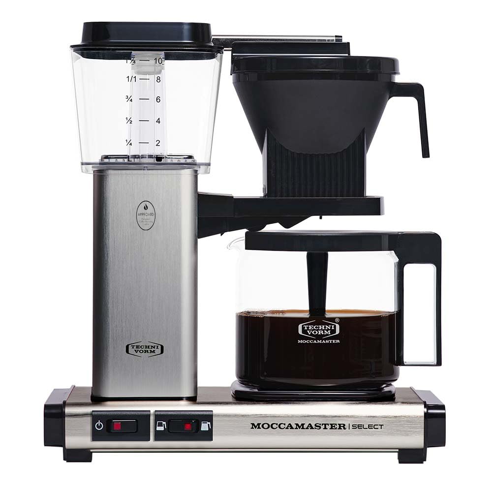 Moccamaster KBG Select, Filtermaschine Kaffee, Kaffeemaschine, Filterkaffee, Schwarz, 1.25L