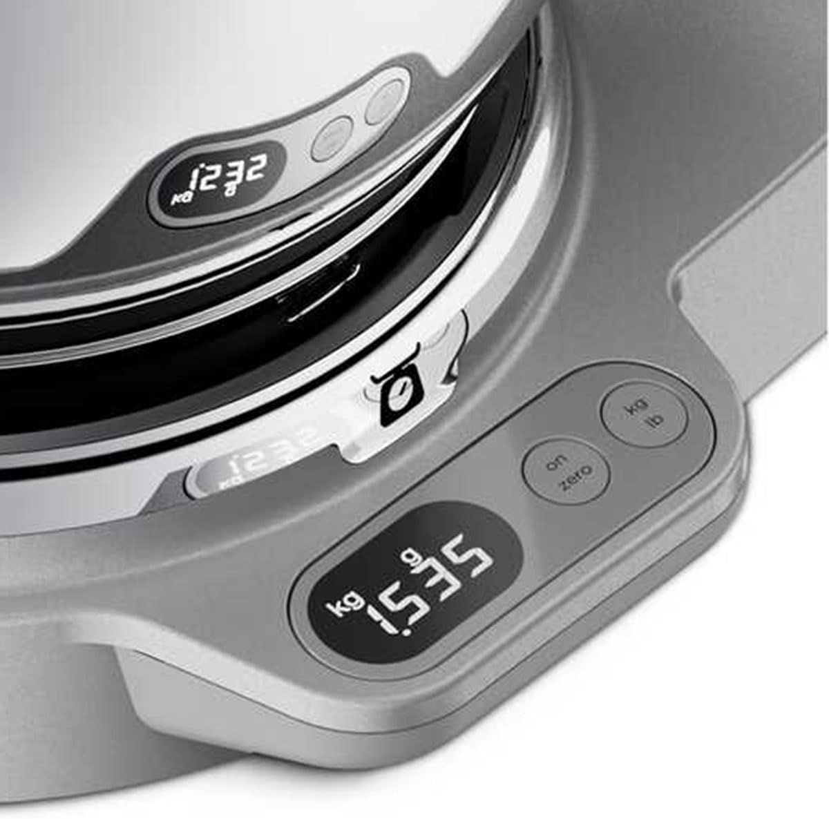 Kenwood Titanium Chef Baker - Küchenmaschine 5l+3,5l Schüsseln 1200W Silber