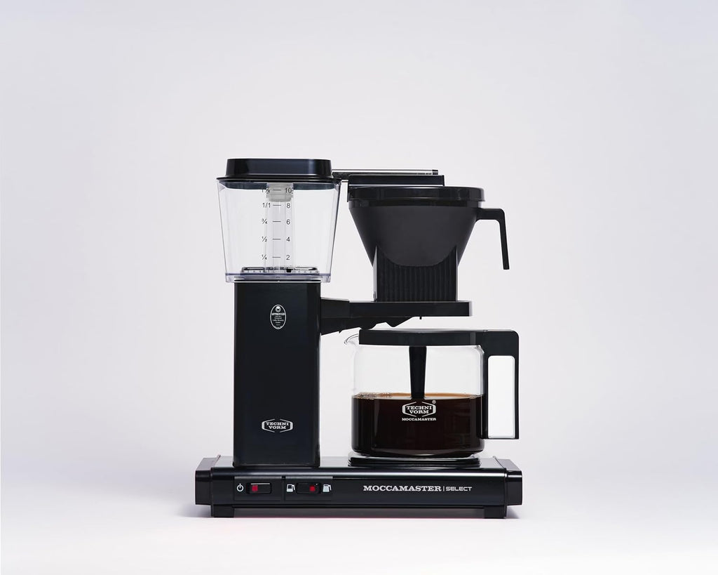 Moccamaster KBG Select, Filtermaschine Kaffee, Kaffeemaschine, Filterkaffee, Schwarz, 1.25L