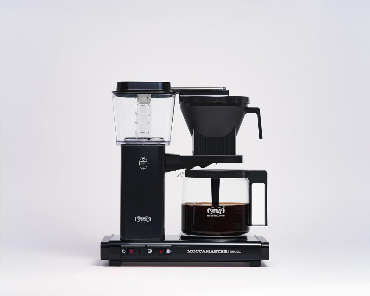 Moccamaster KBG Select, Filtermaschine Kaffee, Kaffeemaschine, Filterkaffee, Schwarz, 1.25L
