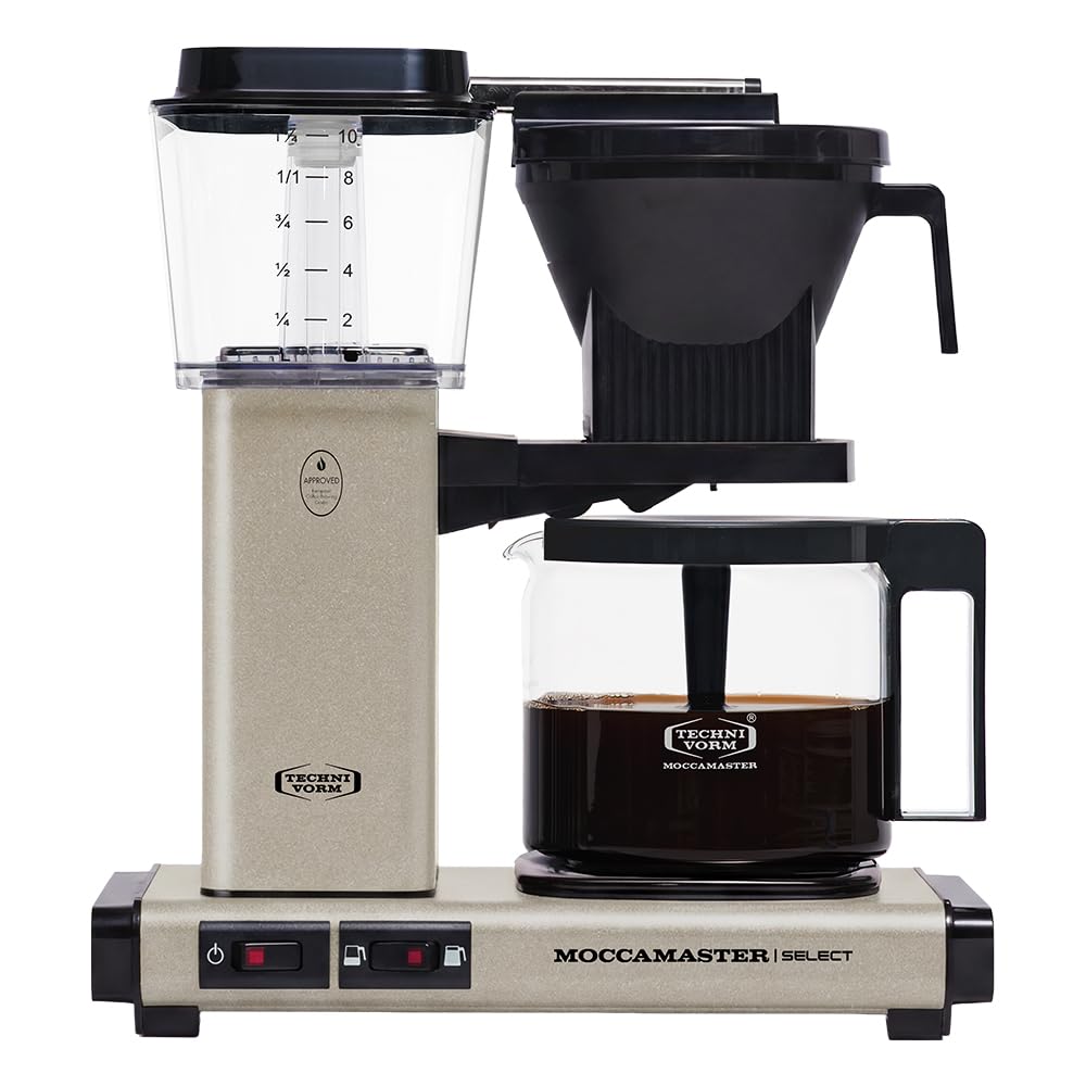 Moccamaster KBG Select, Filtermaschine Kaffee, Kaffeemaschine, Filterkaffee, Schwarz, 1.25L