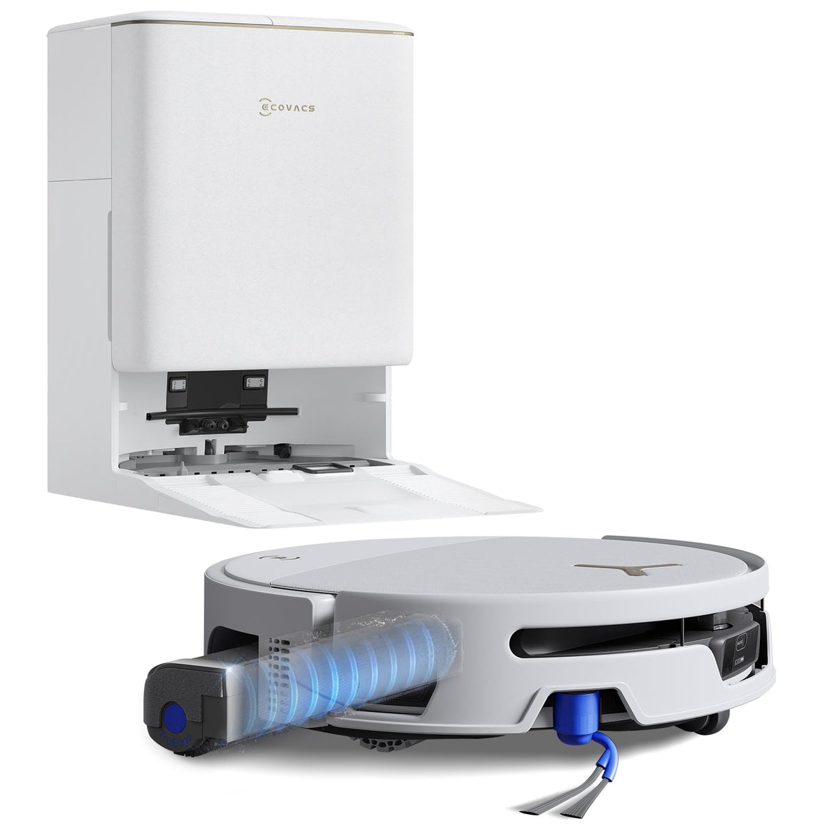 ECOVACS T90S PRO Omni Saugroboter mit Wischfunktion, 40.000 Pa, Blast