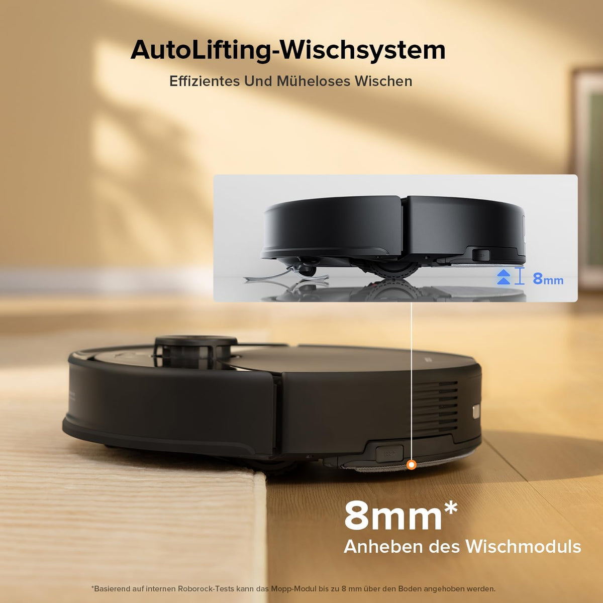 roborock Q10 S5-Set Saugroboter mit Wischfunktion, 10.000 Pa Saugkraft