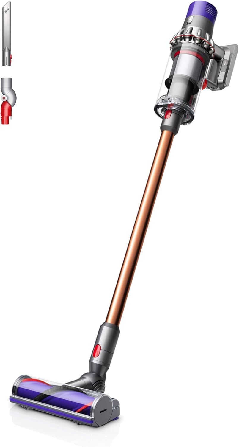 Dyson Cyclone V10 Kabelloser Staubsauger, Nickel und Kupfer, 150 Airwatt
