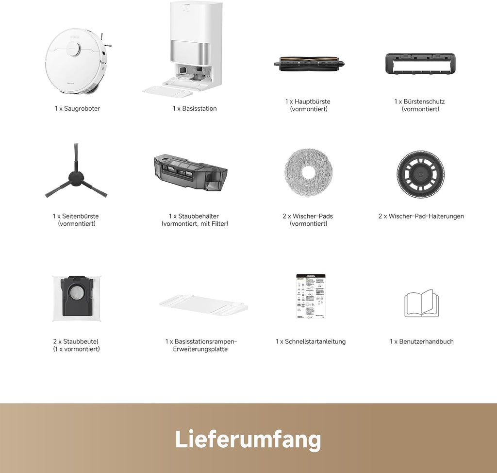 dreame L40 Ultra A Saugroboter mit Wischfunktion mit 24.000 Pa Saugkraft