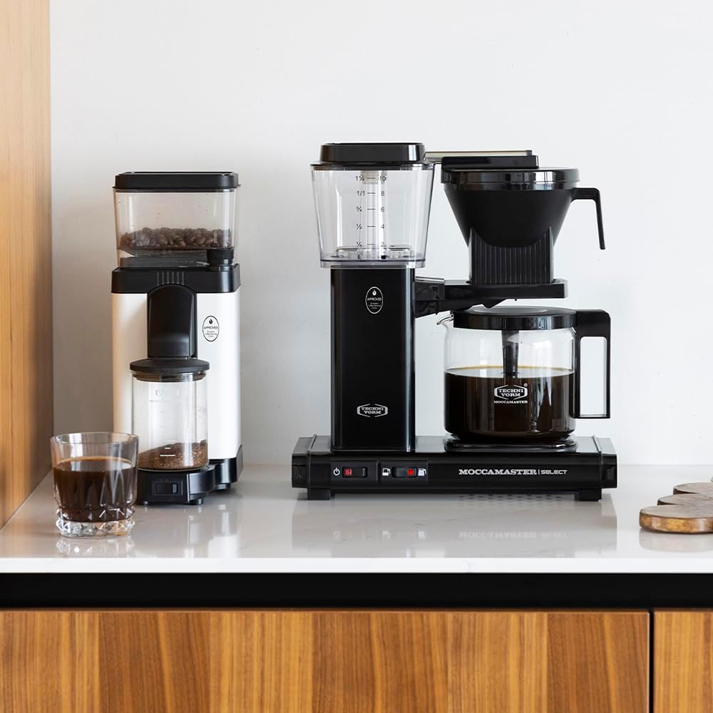Moccamaster KBG Select, Filtermaschine Kaffee, Kaffeemaschine, Filterkaffee, Schwarz, 1.25L