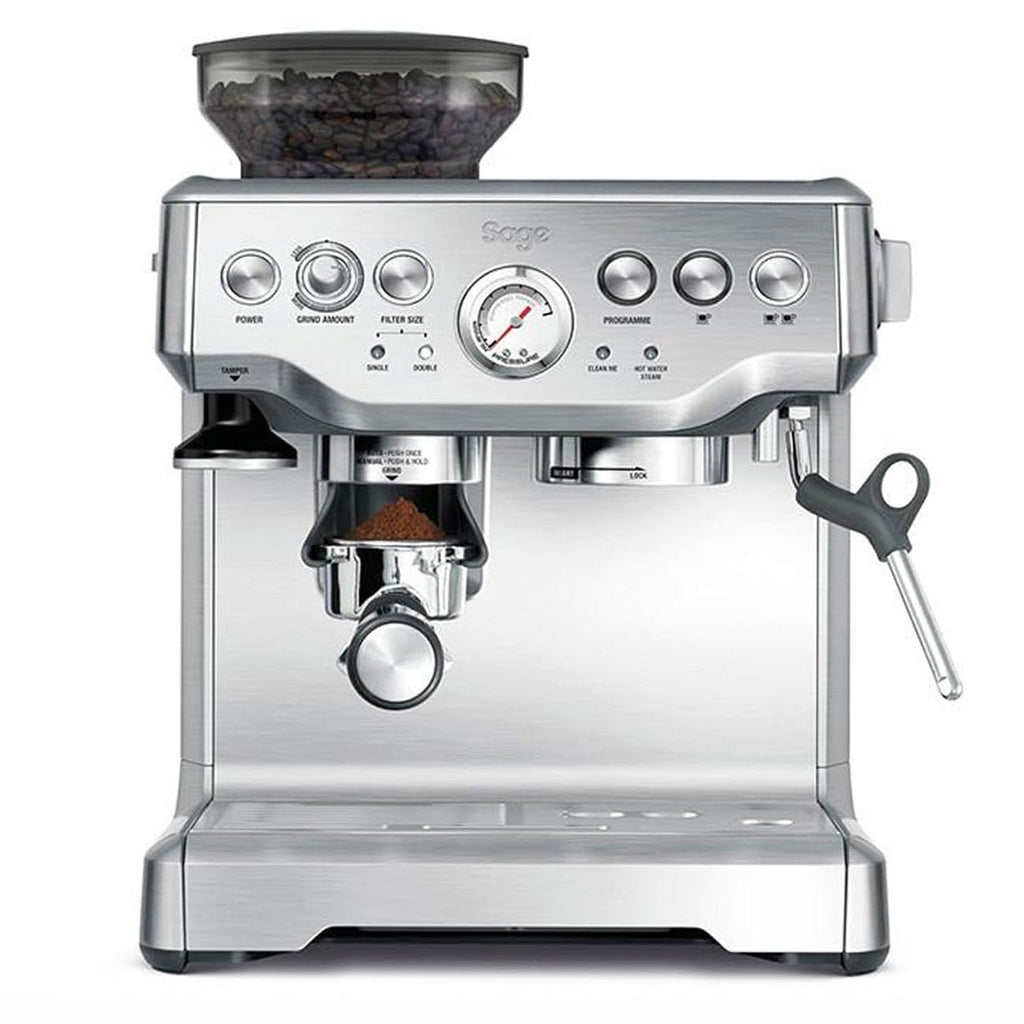 Sage appliances SES875 Espresso Machine, 18/8, Brushed Stainless Steel