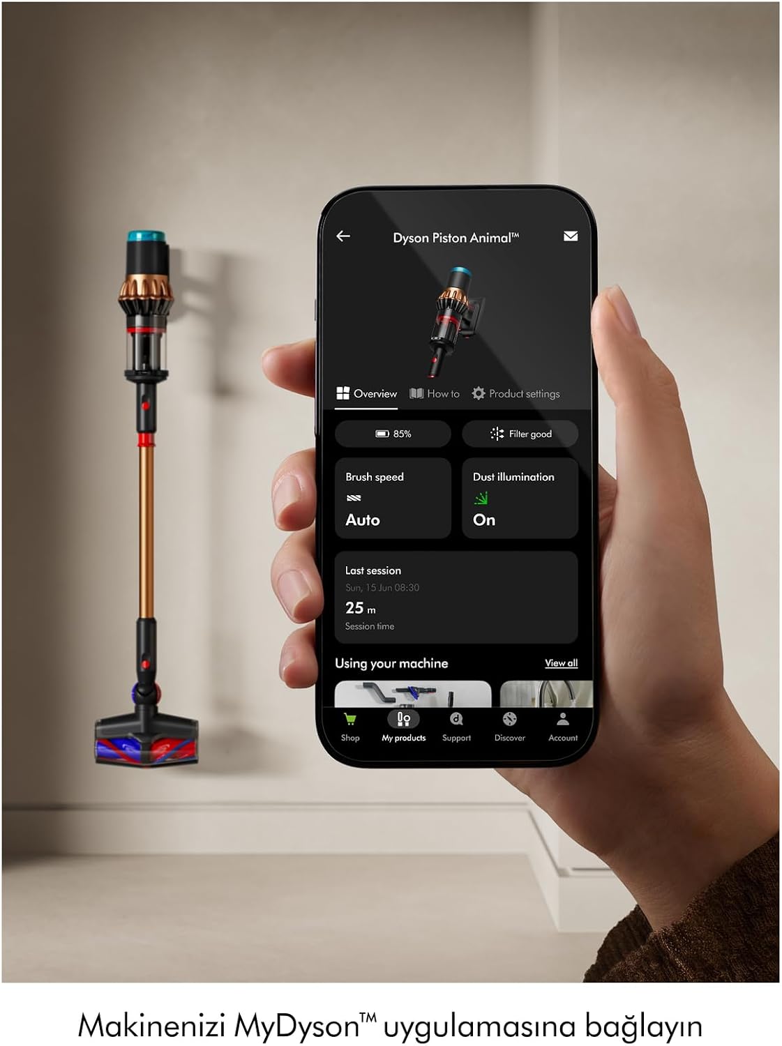Dyson Aspirateur V16 Piston Animal - Black/Copper