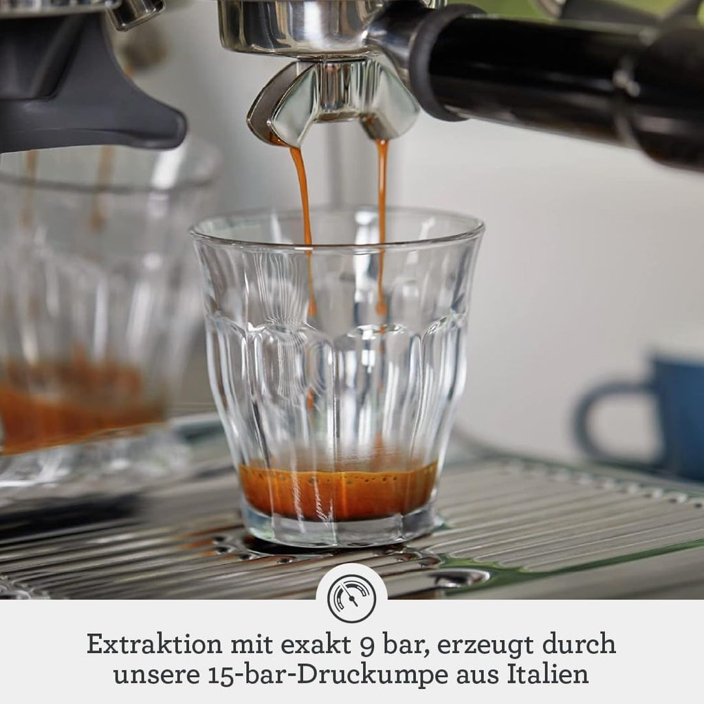 Sage appliances SES875 Espresso Machine, 18/8, Brushed Stainless Steel