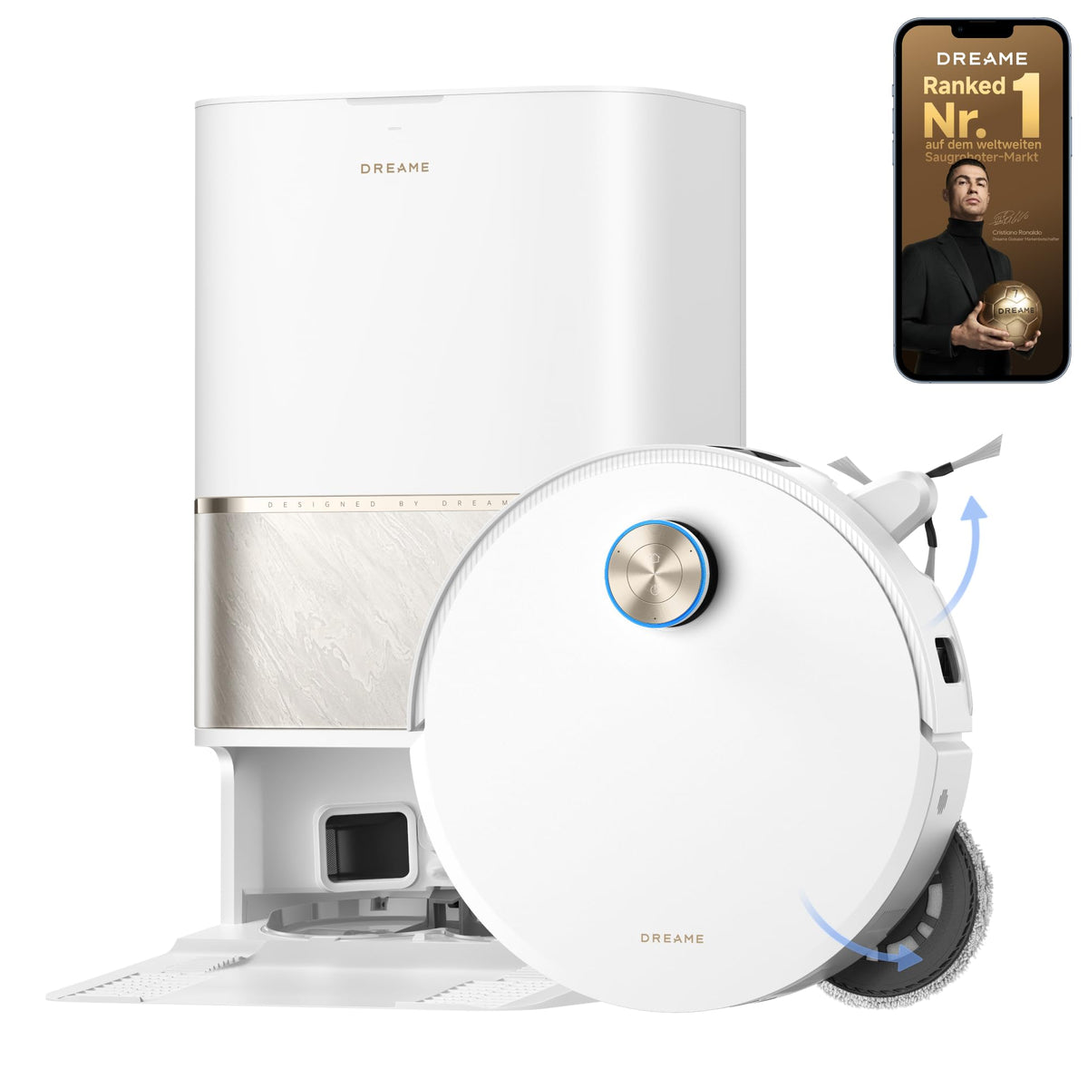 dreame L40s Pro Ultra Saugroboter mit Wischfunktion,19.000 Pa