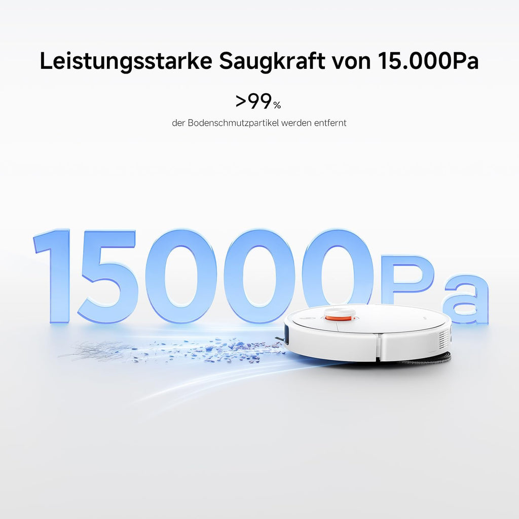 Xiaomi H50 Pro Saugroboter mit Wischfunktion, 15.000 Pa, ausfahrbarer Arm