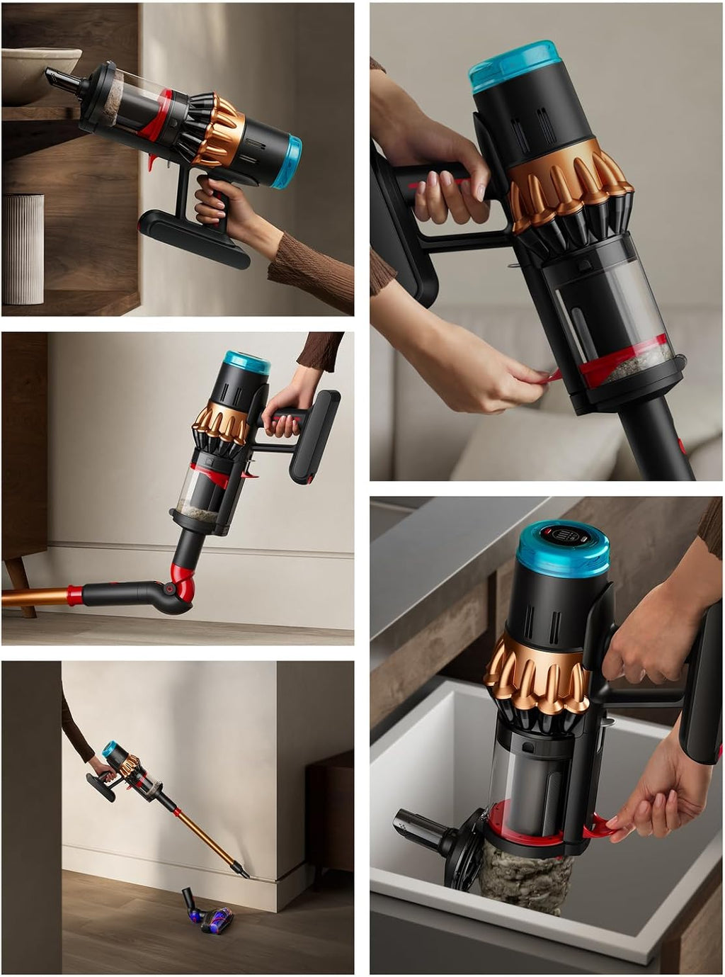 Dyson Aspirateur V16 Piston Animal - Black/Copper