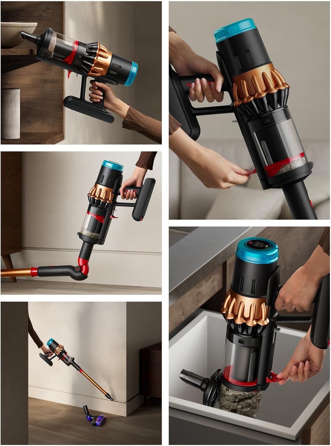 Dyson Aspirateur V16 Piston Animal - Black/Copper