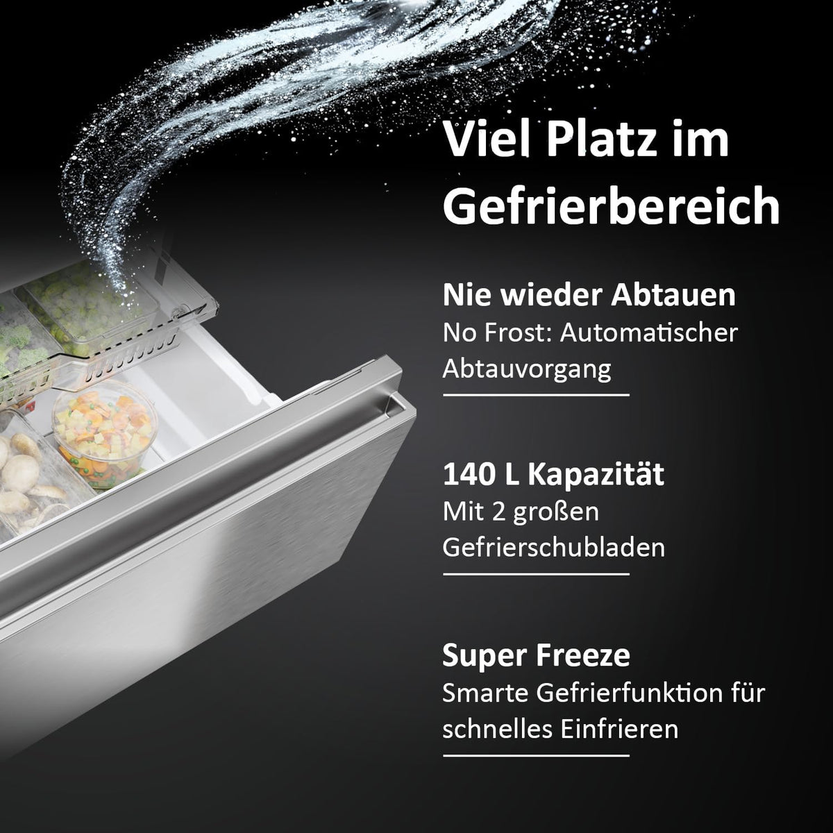 Haier French Door Kühl-Gefrierkombination FD 70 Serie 3 HFR3718ENMM