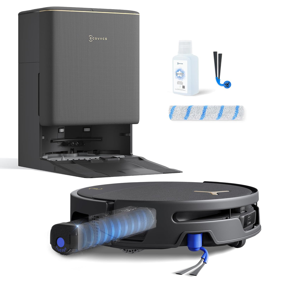 ECOVACS T90S PRO Omni Saugroboter mit Wischfunktion, 40.000 Pa, Blast