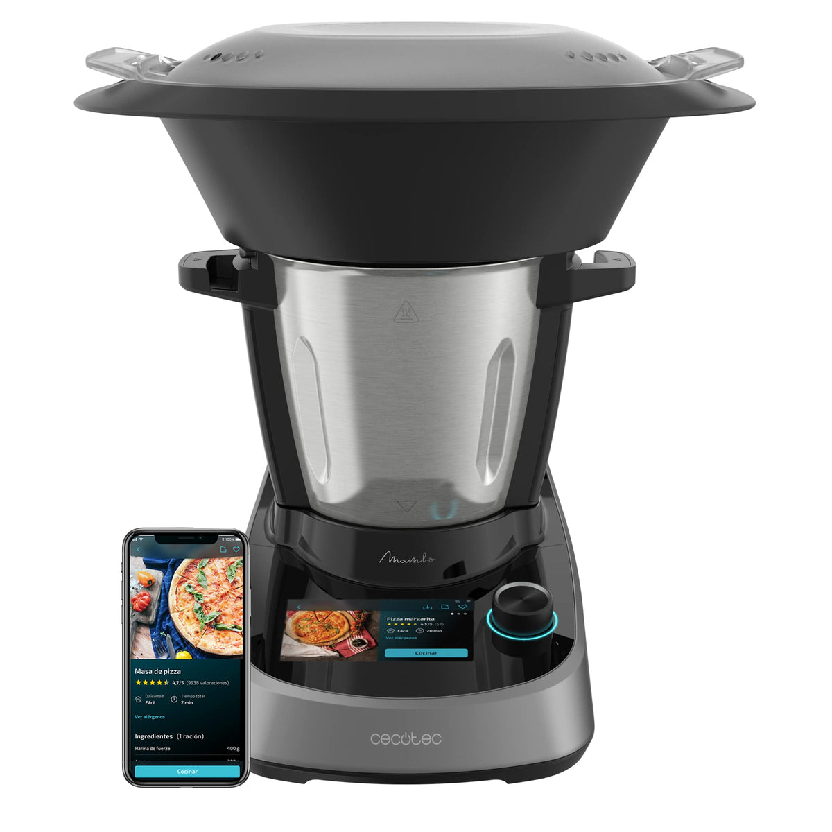 Cecotec Multifunktions-Küchenmaschine Mambo 11090, 1600W, 37 Funktionen