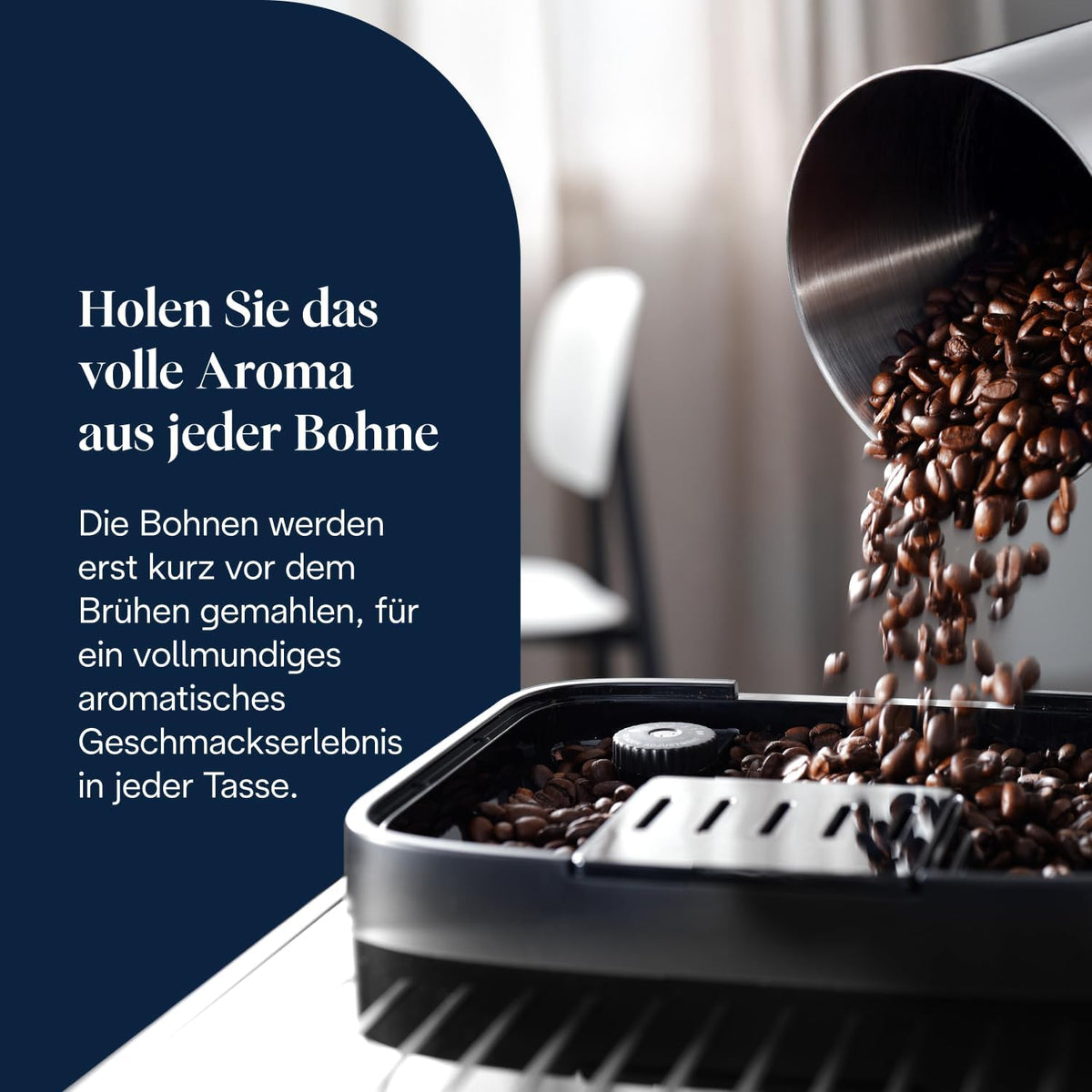 De'Longhi Magnifica Evo - Kaffeevollautomat 7 Getränke Silber-Schwarz