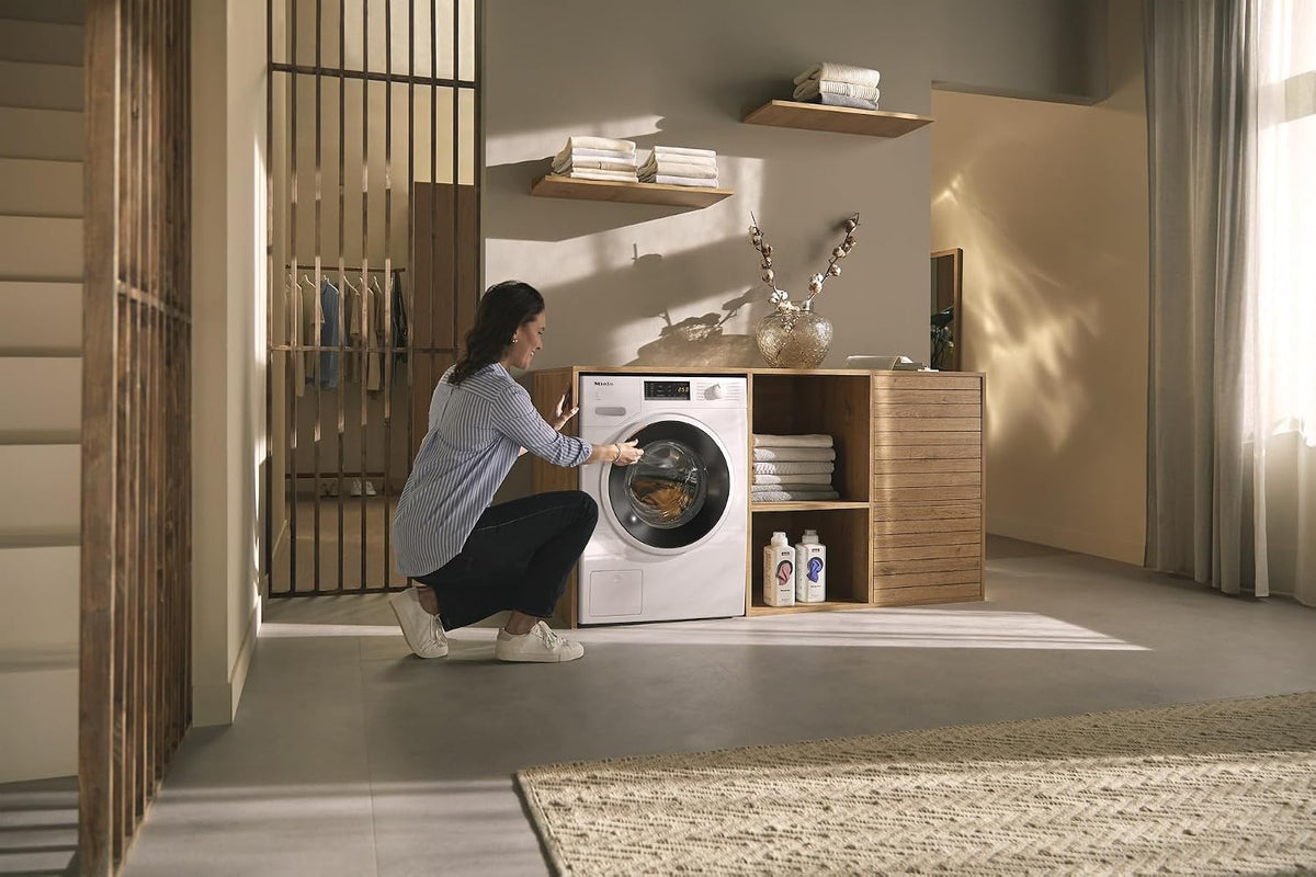 MIELE WWA120 WCS 8kg Active W1 White Edition Waschmaschine (8 kg, 1400 U/Min., A, Flusenfilter, Fremdkörperfilter)