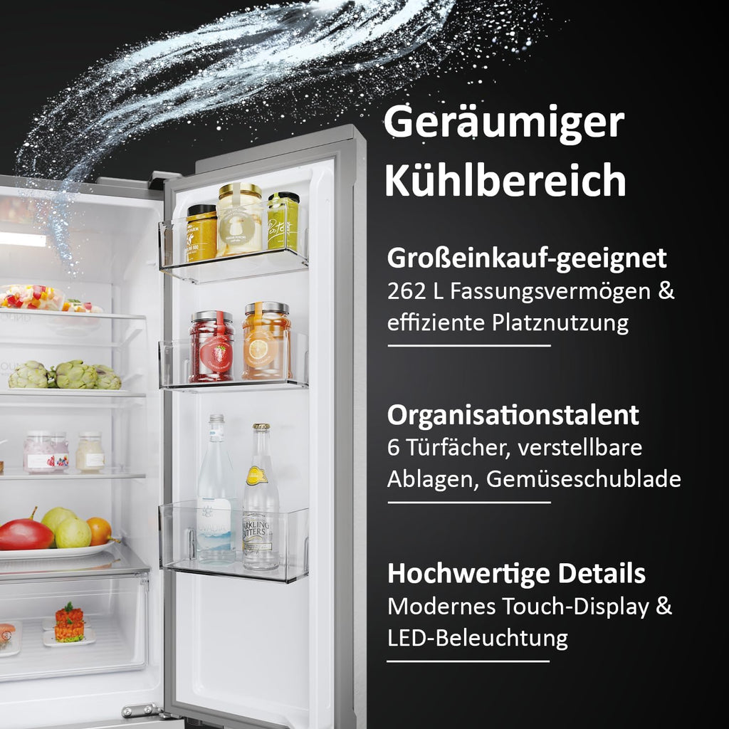 Haier French Door Kühl-Gefrierkombination FD 70 Serie 3 HFR3718ENMM