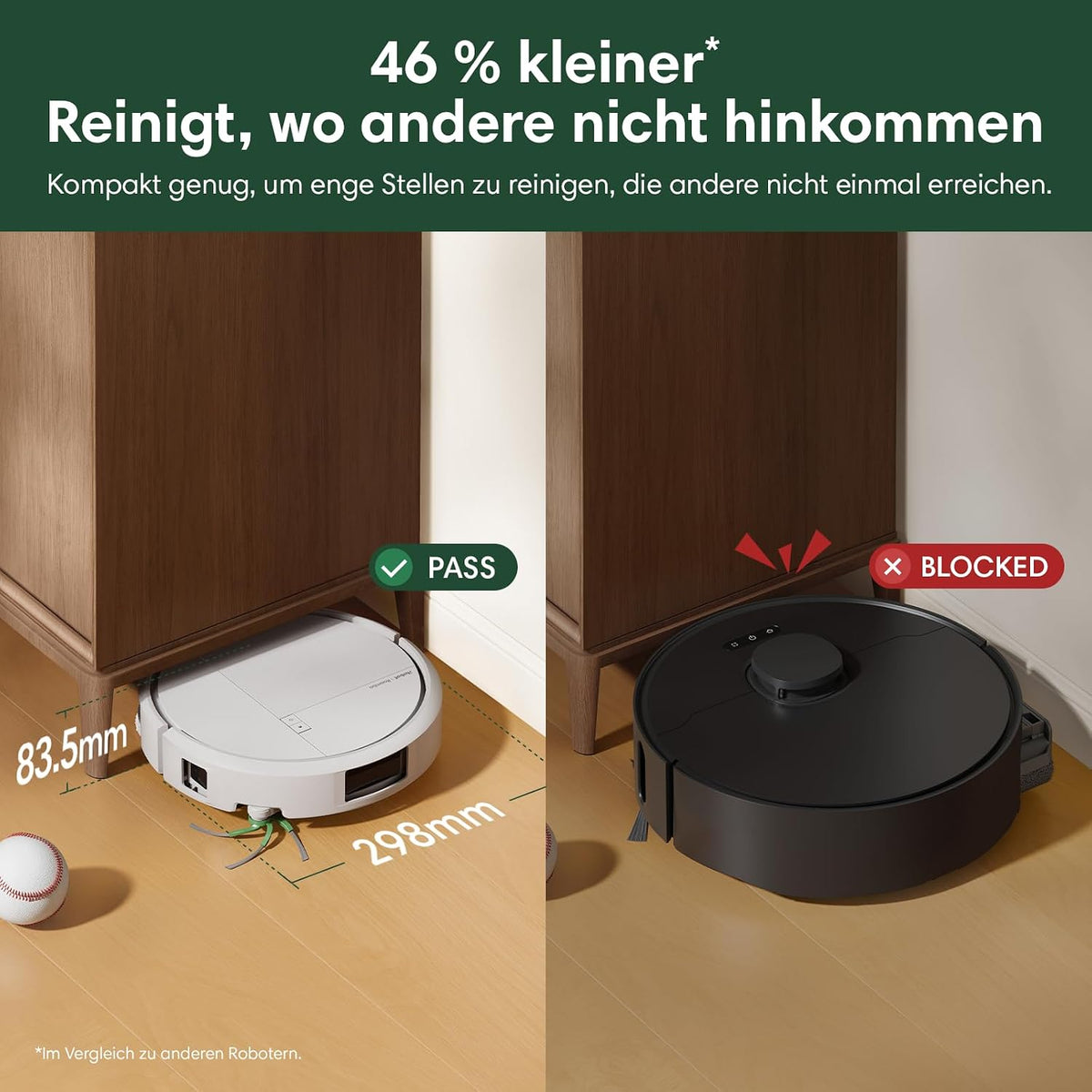 iRobot Roomba Plus 416 Saugroboter, AutoWash Basis, Rotierende Wischtücher