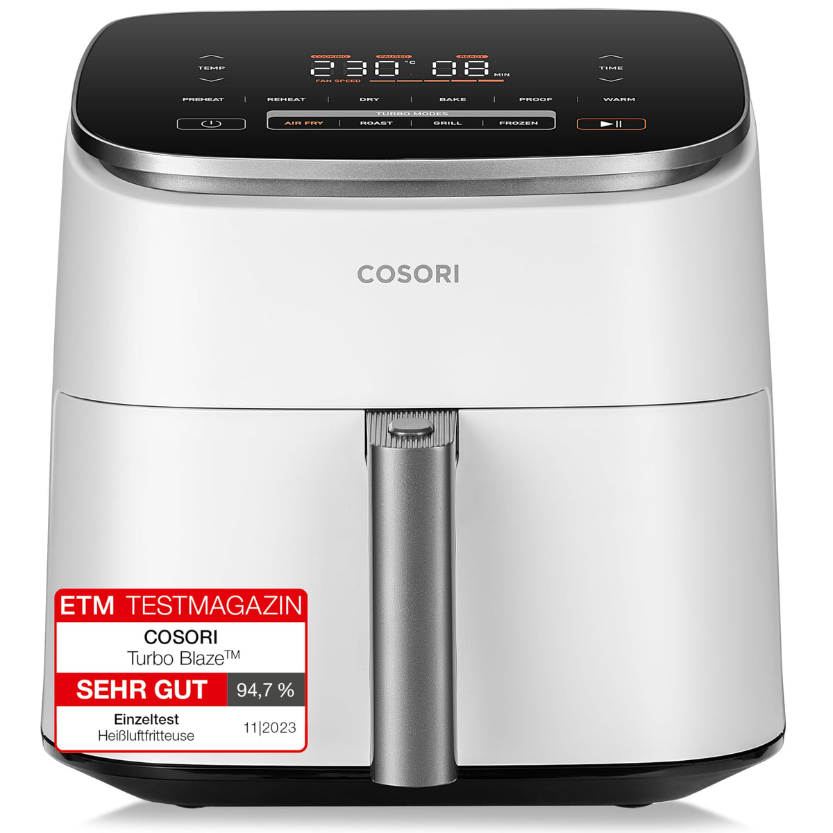 Cosori Airfryer, 11-in-1 6,4L Heißluftfritteuse, Dual Blaze Technologie