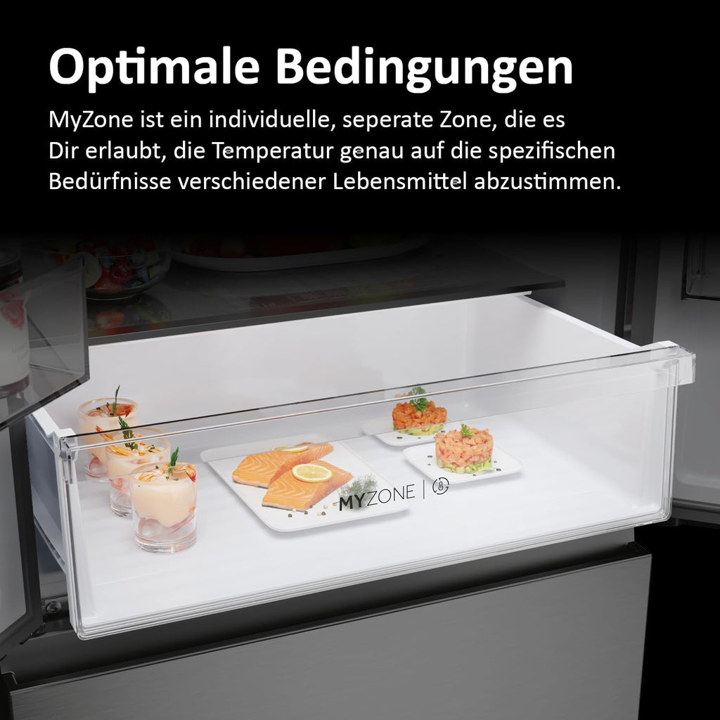 Haier French Door Kühl-Gefrierkombination FD 70 Serie 3 HFR3718ENMM