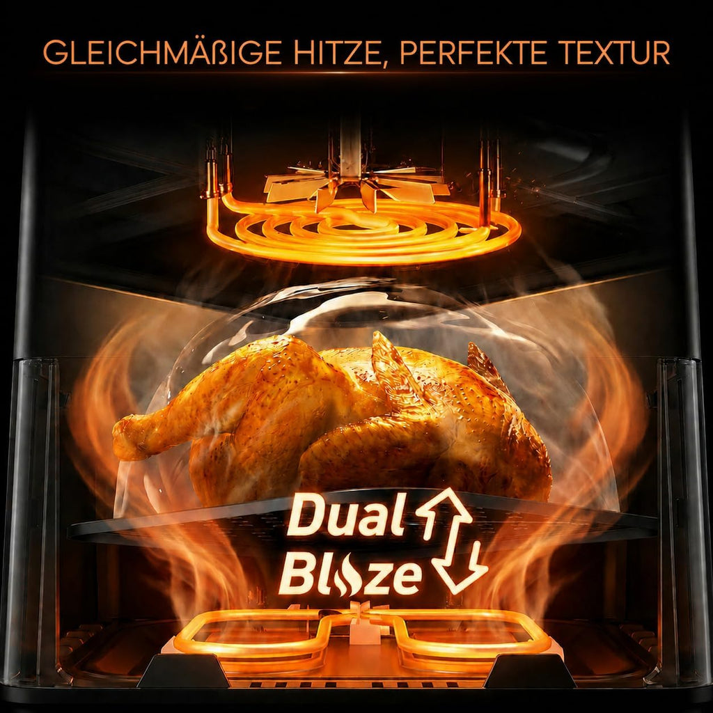Cosori Airfryer, 11-in-1 6,4L Heißluftfritteuse, Dual Blaze Technologie