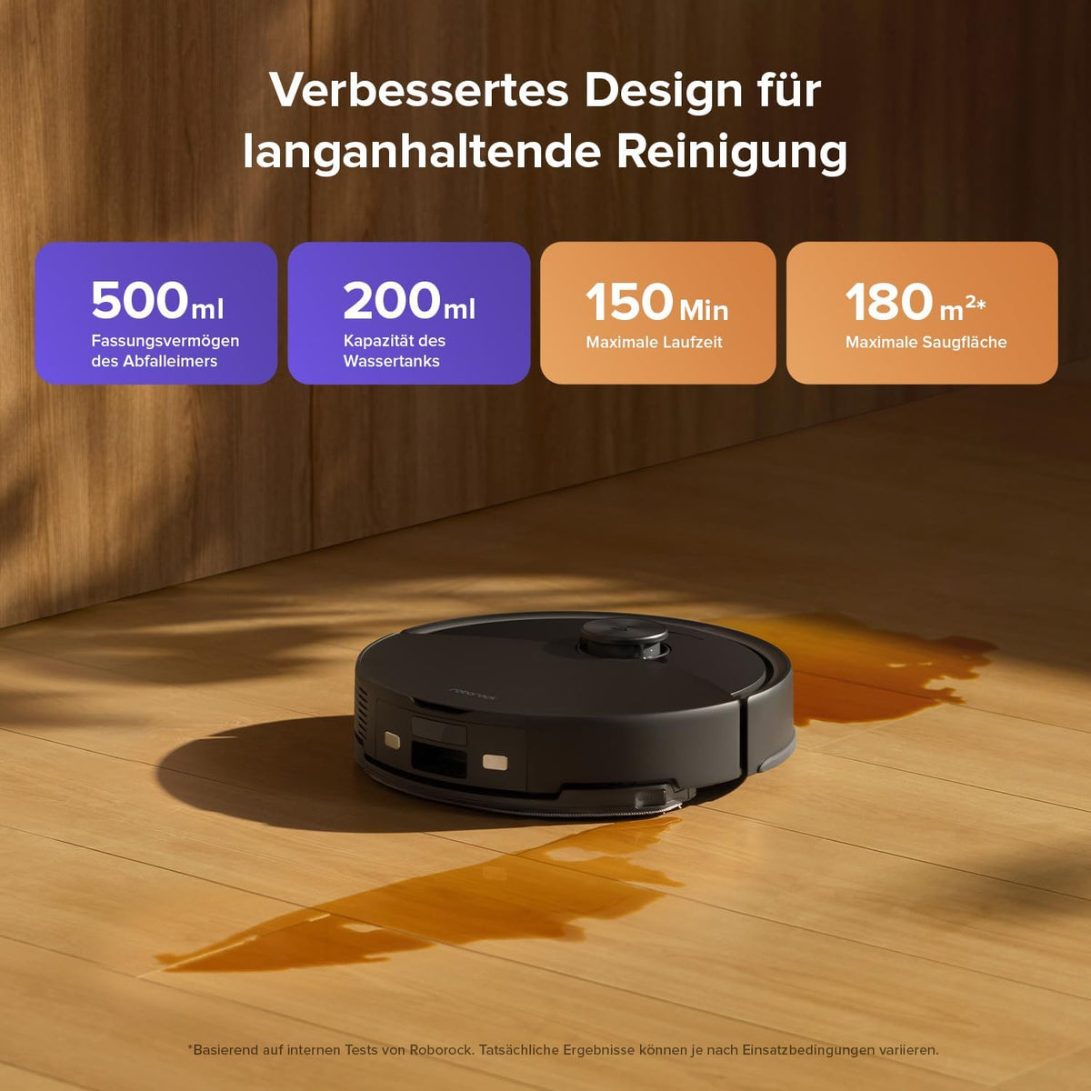 roborock Q10 S5-Set Saugroboter mit Wischfunktion, 10.000 Pa Saugkraft