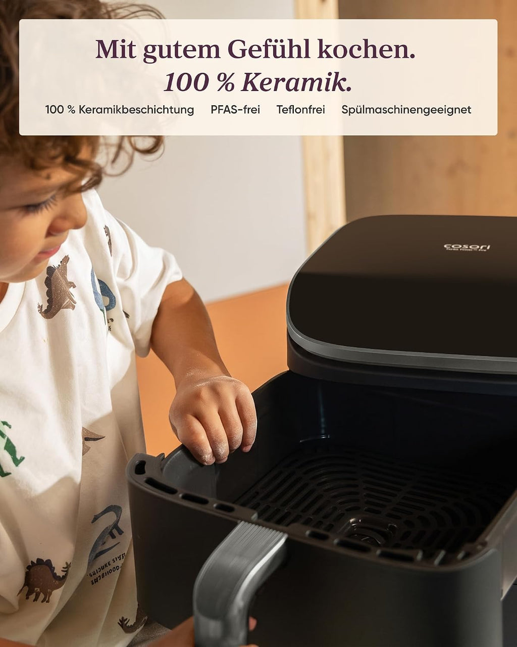 Cosori Airfryer, Testsieger, 10,8L Turbo Tower Pro Smart