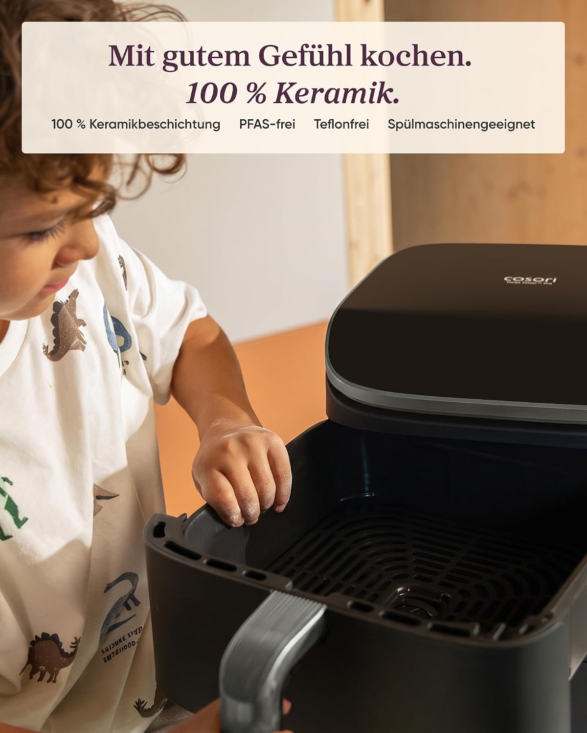 Cosori Airfryer, Testsieger, 10,8L Turbo Tower Pro Smart