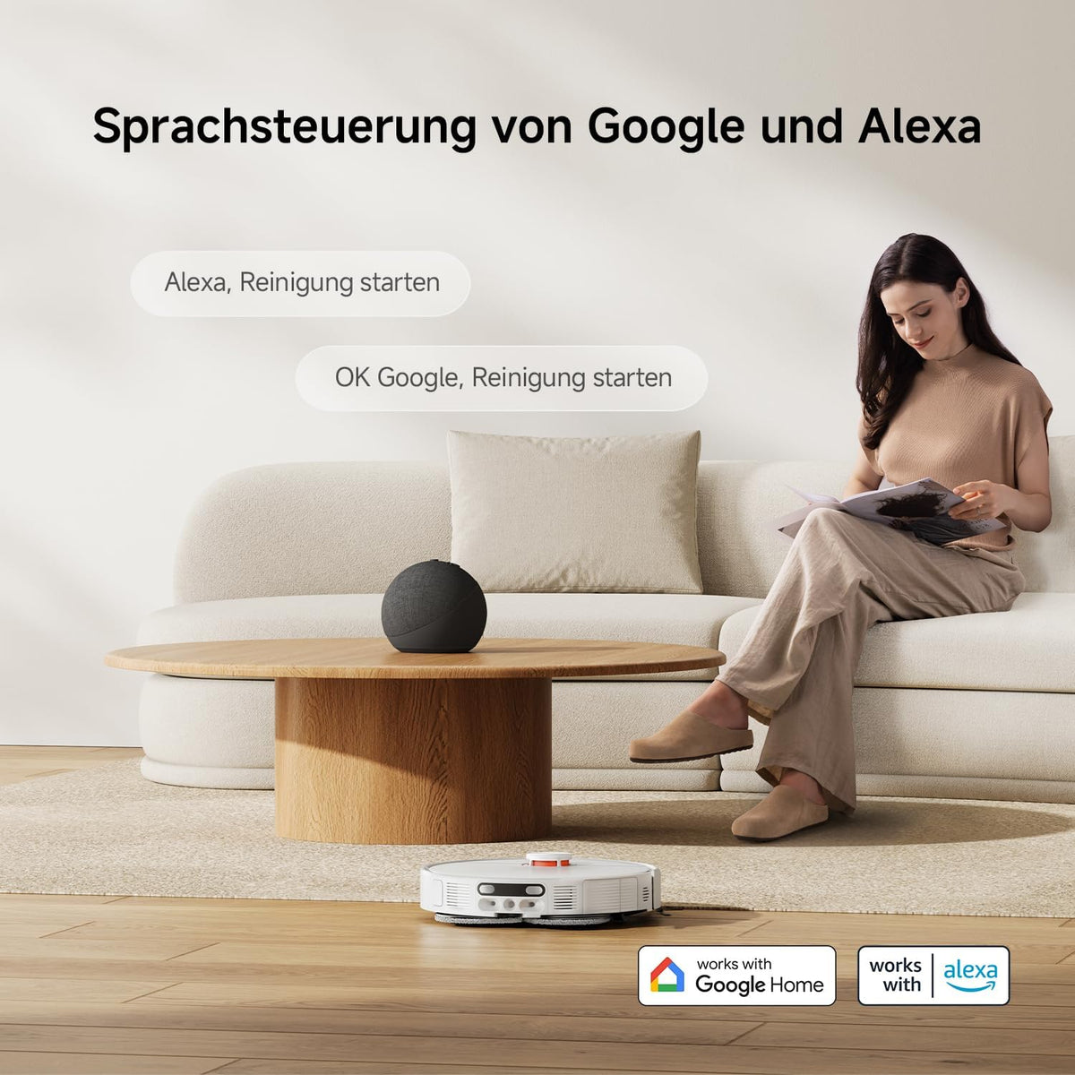 Xiaomi H50 Pro Saugroboter mit Wischfunktion, 15.000 Pa, ausfahrbarer Arm