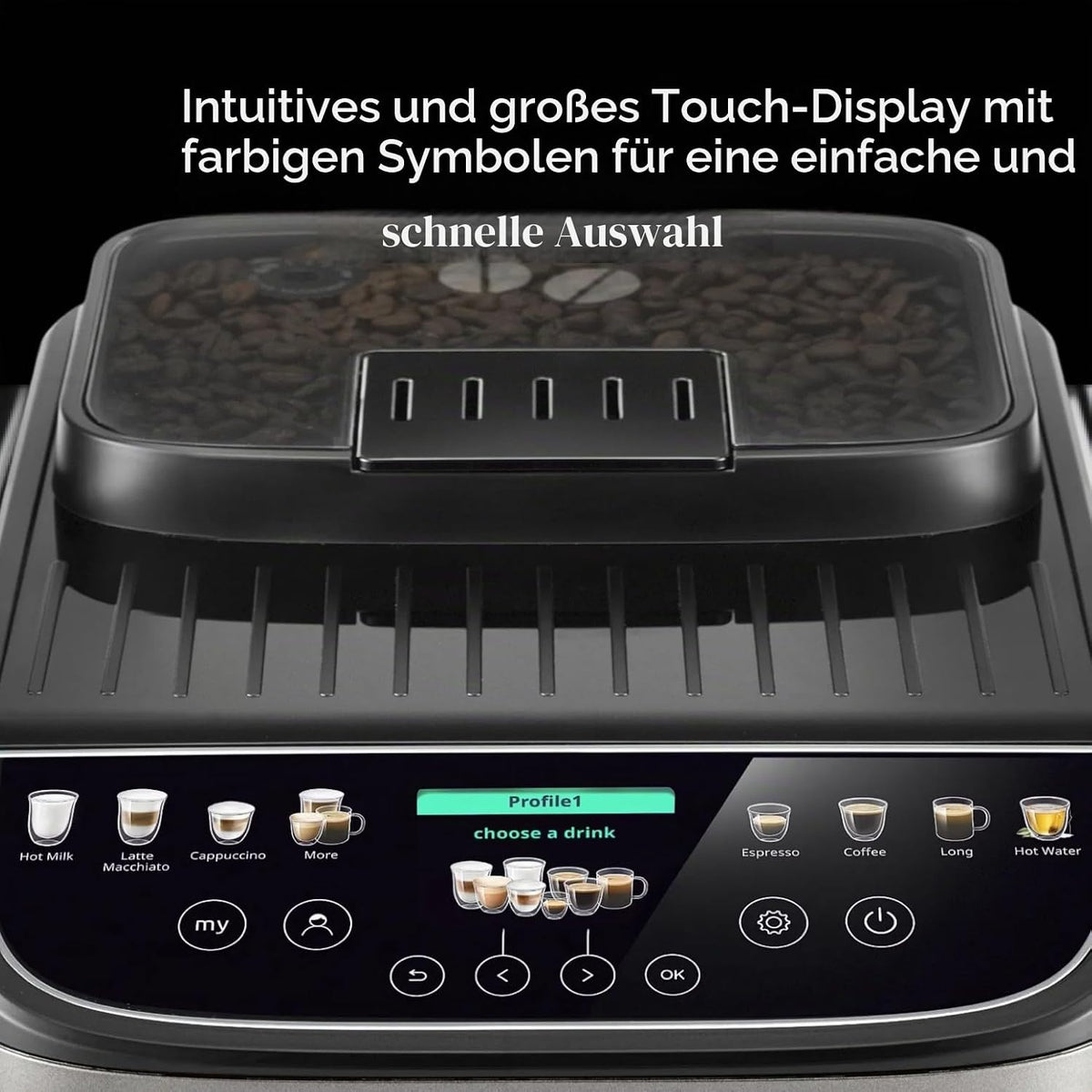 De'Longhi Magnifica Evo Next - fully automatic coffee machine 13 drinks