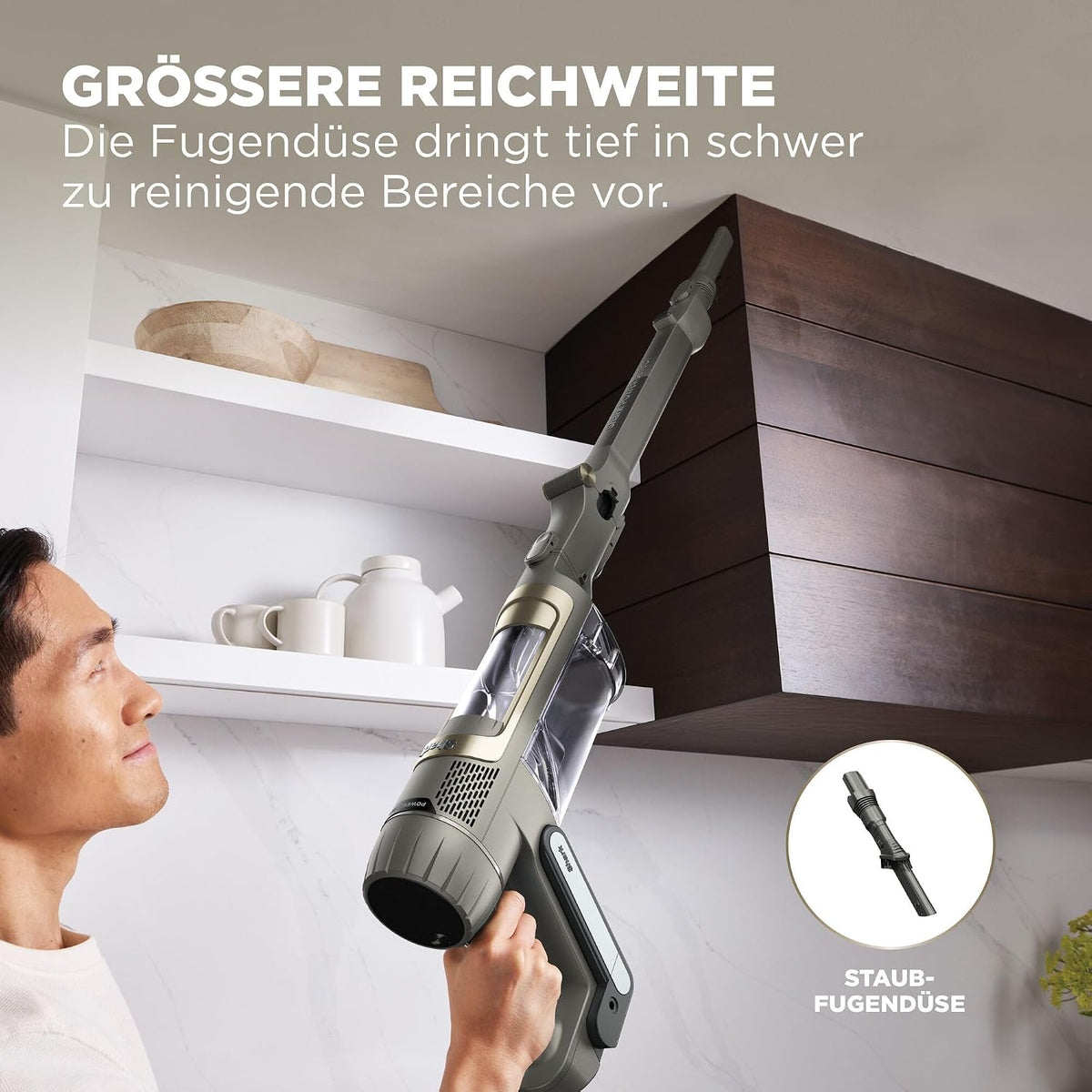 Shark PowerDetect Clean & Empty Akku-Staubsauger mit Absaugstation