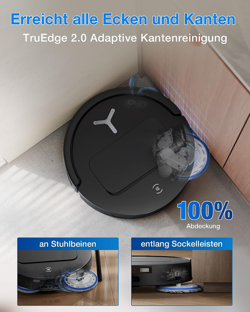 ECOVACS DEEBOT T50 Omni Gen3 Saugroboter, 25.000 Pa
