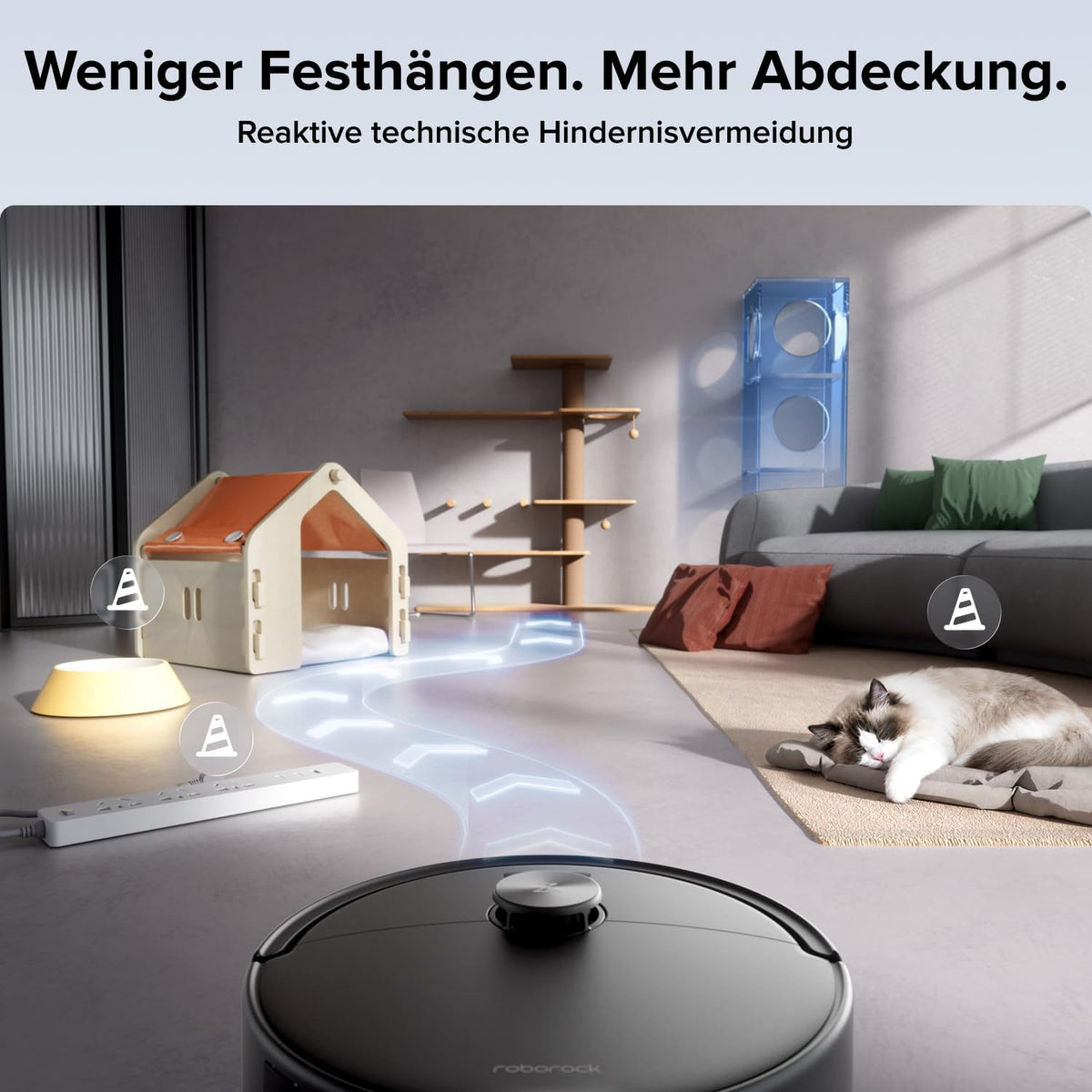 roborock Qrevo 2 Pro Saugroboter mit Wischfunktion, 25.000 Pa Saugkraft