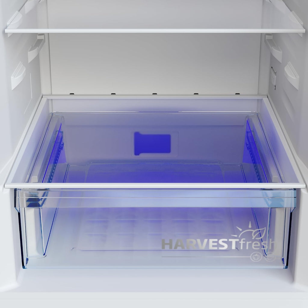 Beko B5RCNA346HG freistehende Kühl/-Gefrierkombination, 301 l Nettovolumen, 209 l Kühlen, 92 l Gefrieren, No Frost, AeroFlow, Automatische Abtauung im Kühlteil, 3 Gefrierschubladen, Manhattan Gray
