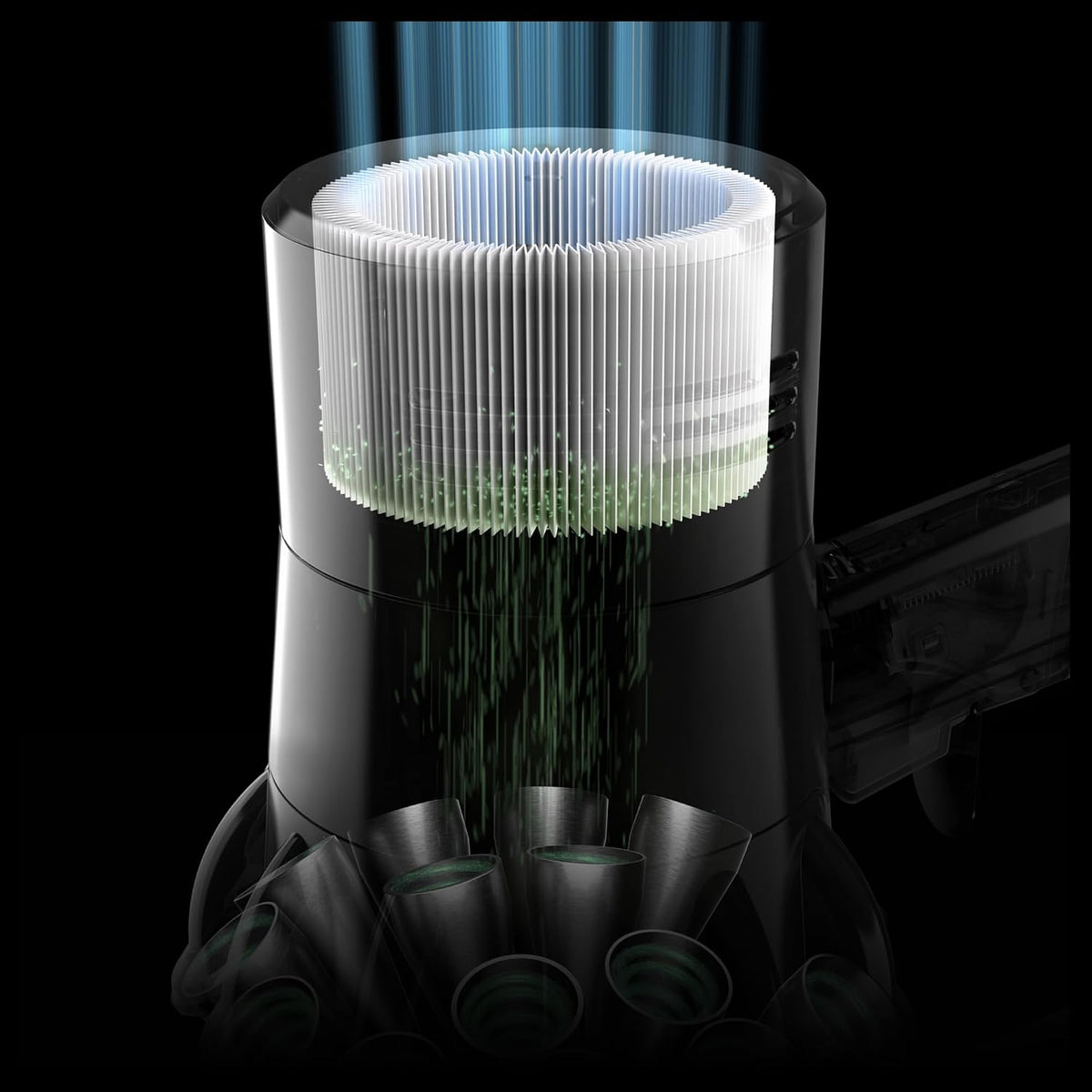 Dyson Cyclone V10 Kabelloser Staubsauger, Nickel und Kupfer, 150 Airwatt