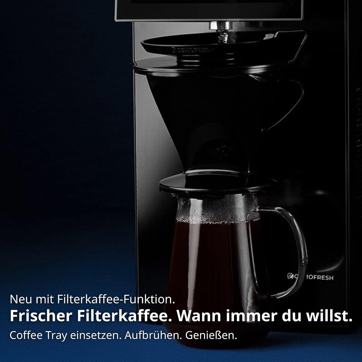 OsmoFresh Fusion Pro 2 Auftisch Osmoseanlage | Wassersprudler|Kühlung| Keine Installation | Heißwasserspender | 7x Filterung | Mineralisierung | 3-fach UV-C|Festwasseranschluss |Abwasserverhältnis 4:1