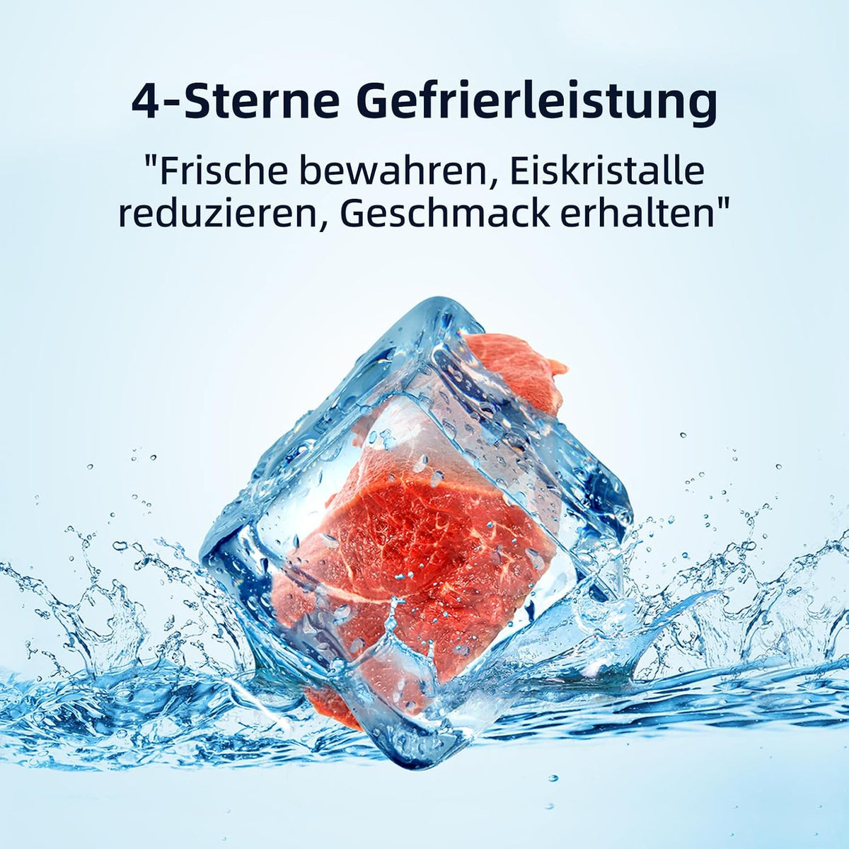 CHiQ Kühl-Gefrierkombination 157L(109L/48L), EEK C, 4-Sterne Gefrieren