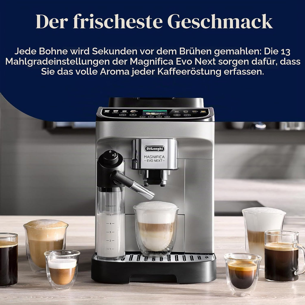 De'Longhi Magnifica Evo Next - fully automatic coffee machine 13 drinks