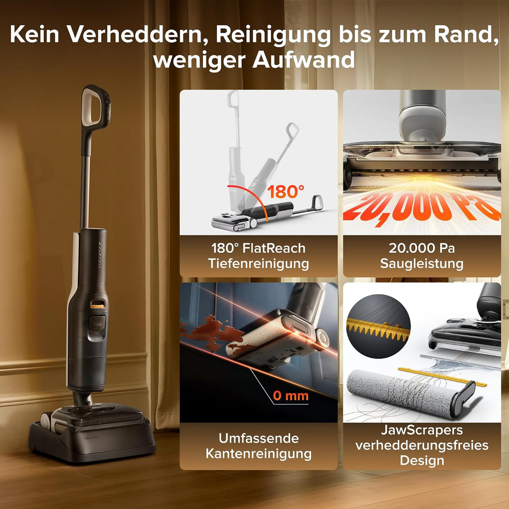 roborock F25 LT Gen 2 Nass Trockensauger, 20.000 Pa, 60 Min Laufzeit
