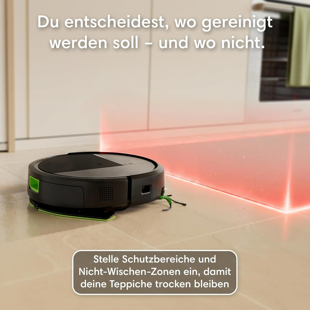 Roomba 115 Saugroboter, 15.000 Pa Saugkraft, Laser-Navigation