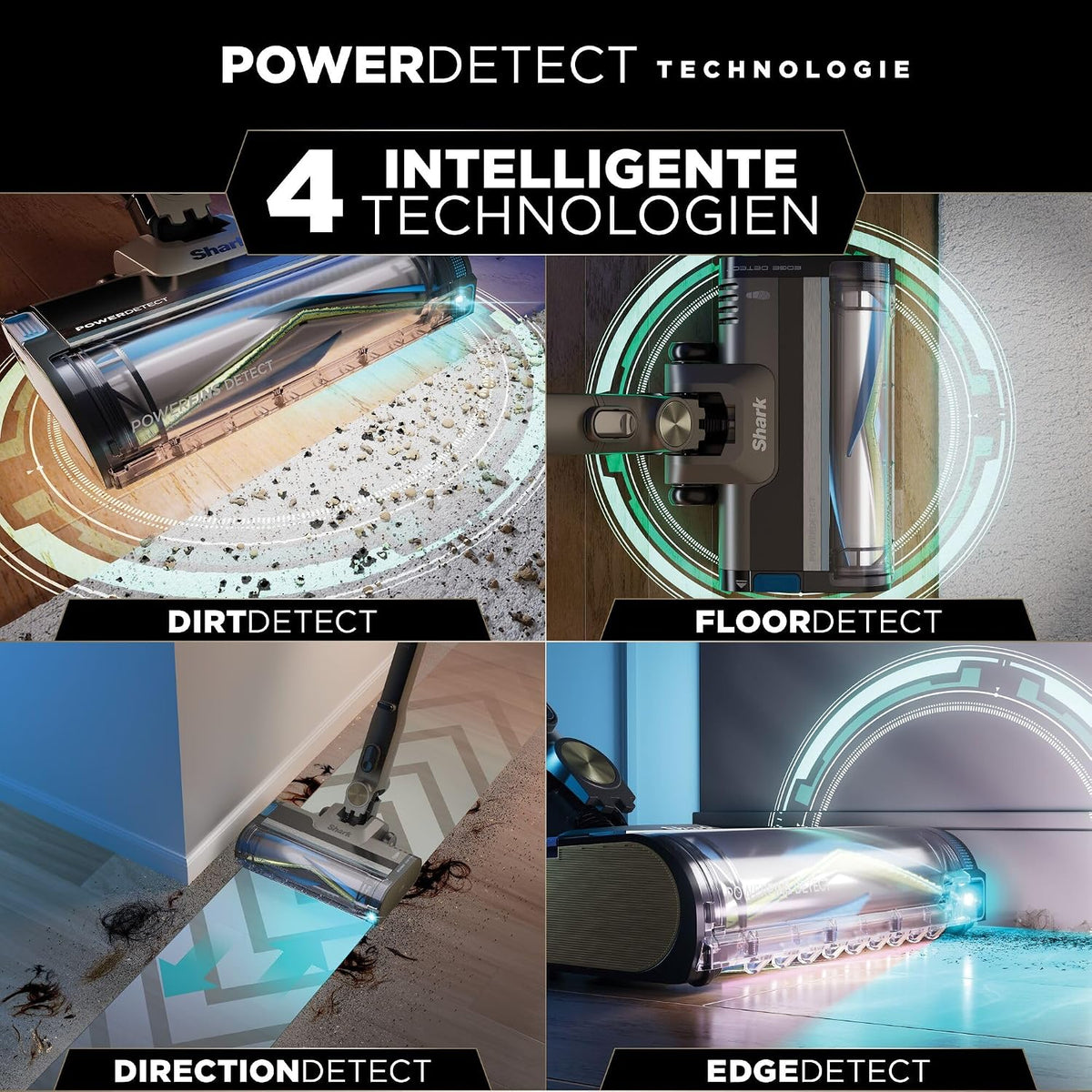 Shark PowerDetect Clean & Empty Akku-Staubsauger mit Absaugstation