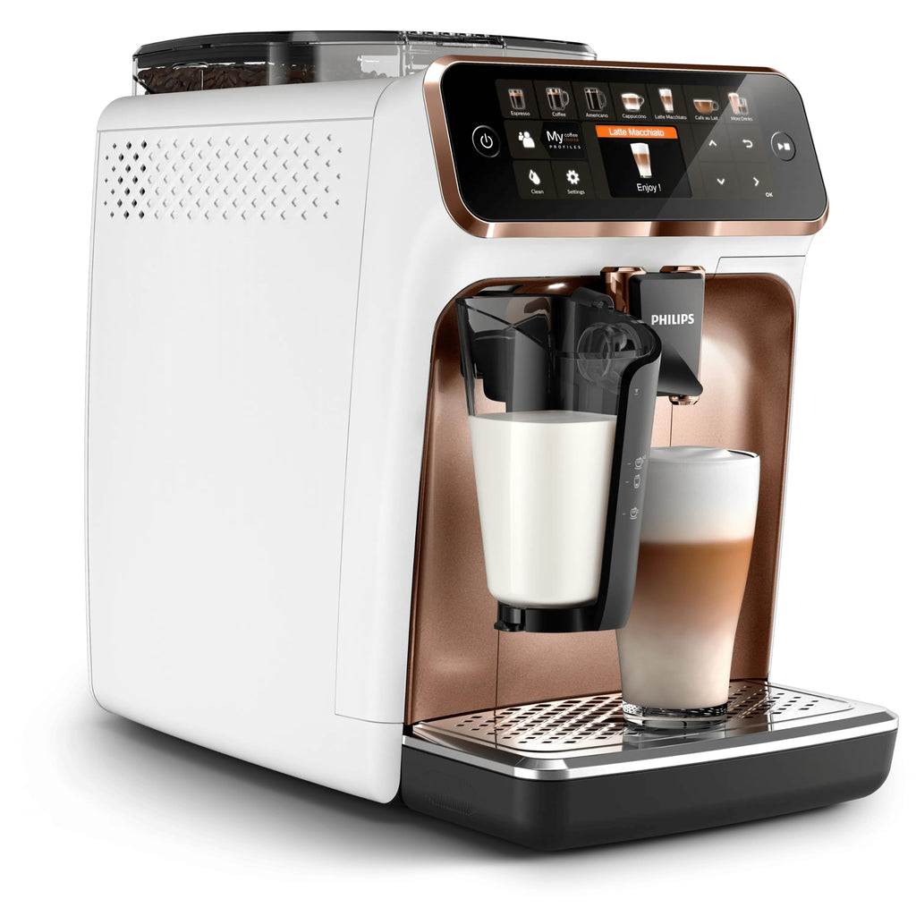 PHILIPS Kaffeevollautomat LatteGo 5400 Serie, Schwarz, 12 Spezialitäten