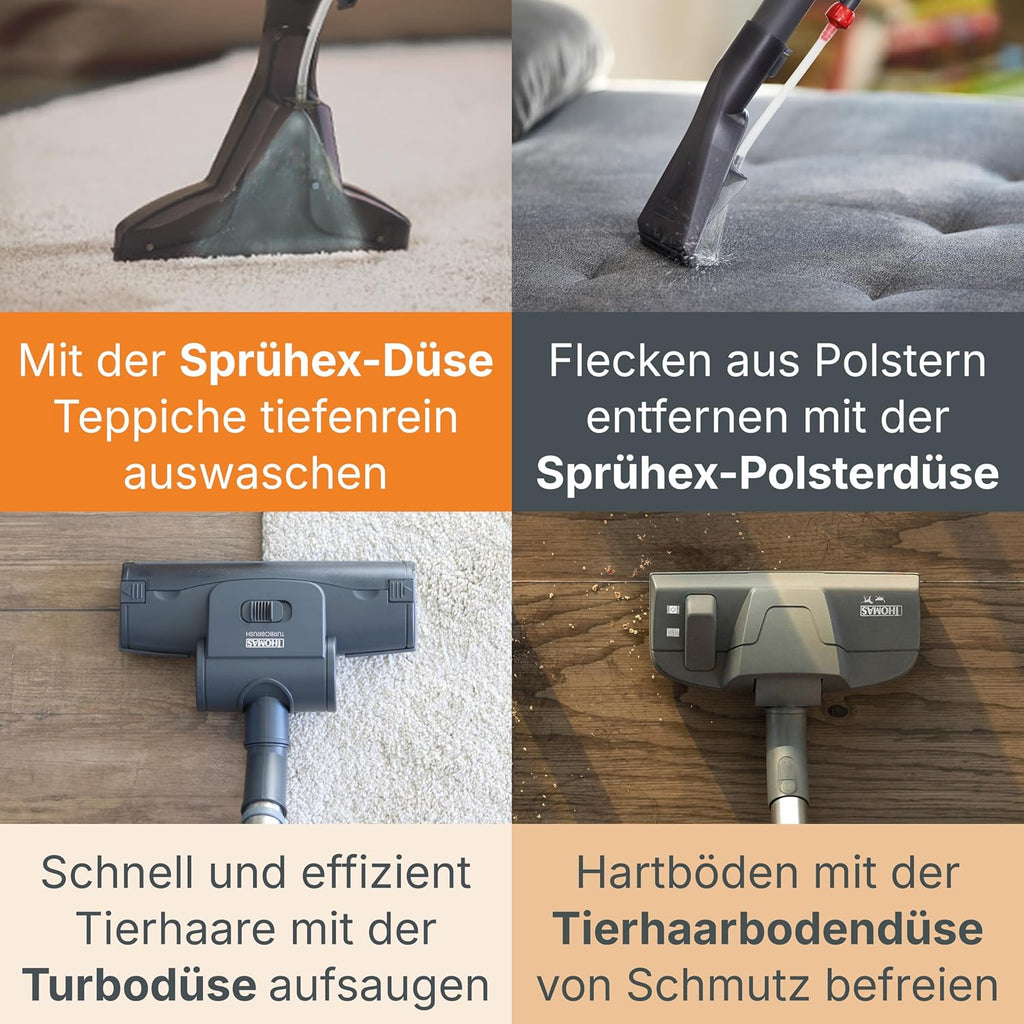 THOMAS Aqua+ PET & Family Tierhaar Staubsauger, 1700 W beutellos